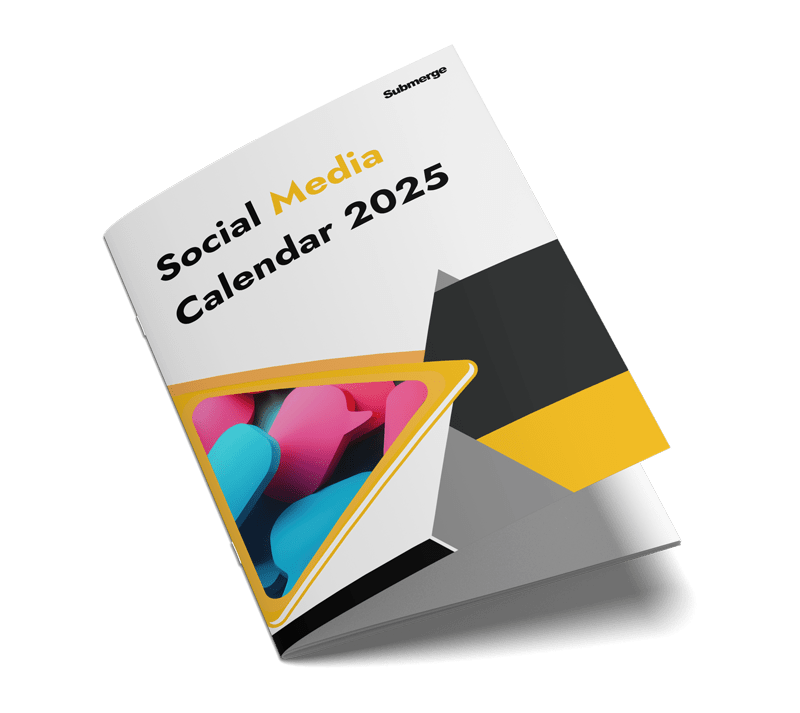 social media calender 2025 for download form page