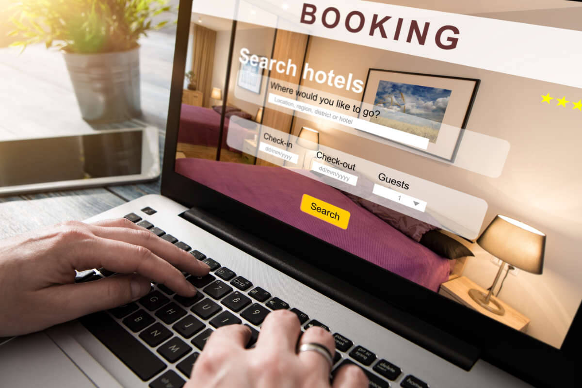 Hotel SEO resulting in an online booking for accommodation