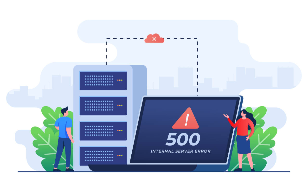 Common types of 500 server error codes