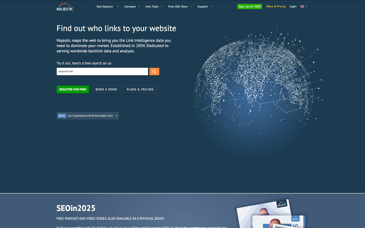 Majestic - SEO Backlink Checker & Link Building Toolset - Majestic.com - majestic.com