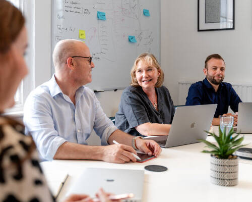 SEO planning session with Submerge SEO consultants